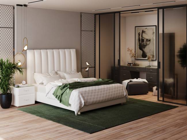 Изголовье Astra Light с основанием Raibox с п/м Изголовье Astra Light с основанием Raibox с п/м