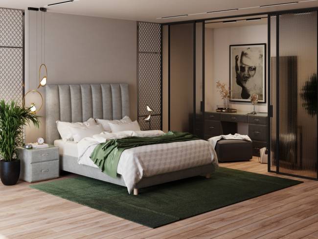 Изголовье Astra Light с основанием Raibox Изголовье Astra Light с основанием Raibox