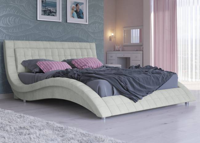 Кровать Атлантико, цвет: Лофти Лен