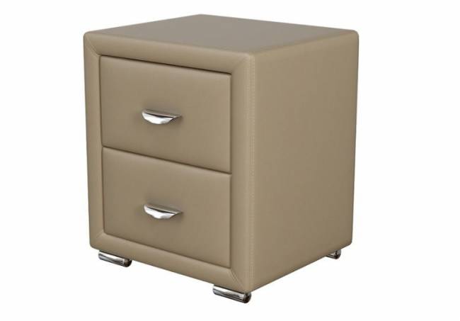 Тумба Orma Soft 2, цвет: Экокожа Бежевый