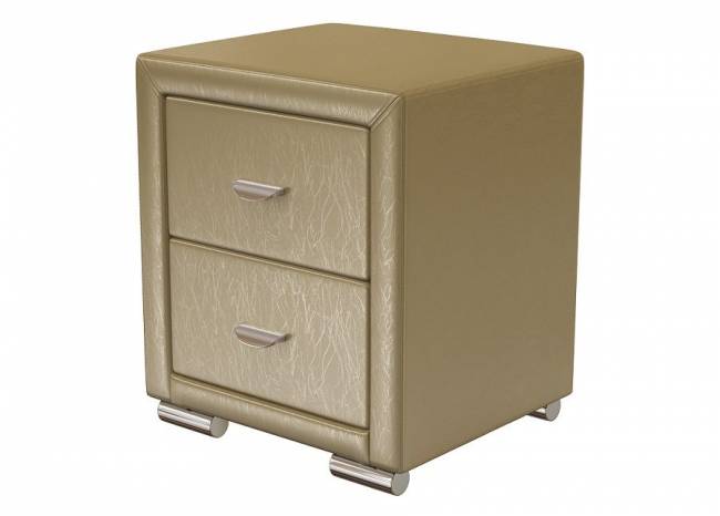 Тумба Orma Soft 2, цвет: Экокожа Золото