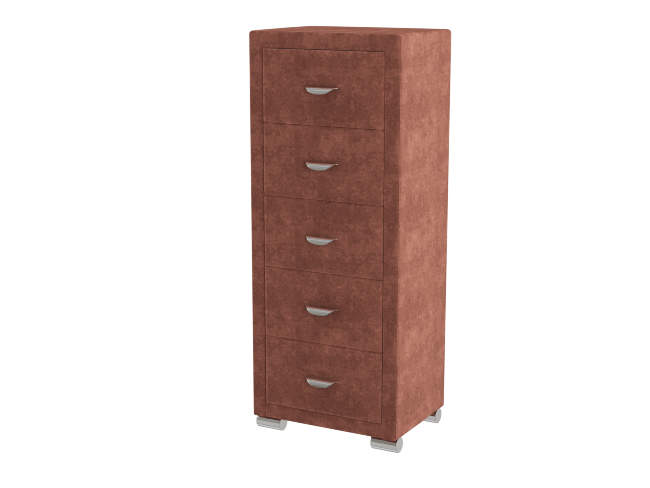 Комод Orma Soft 2 (5 ящиков), цвет: Лофти Рыжий