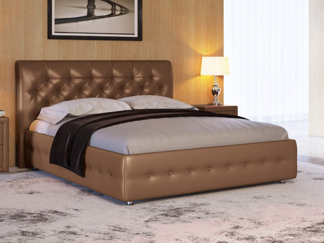 Кровать Life 4, цвет: Бронзовый перламутр