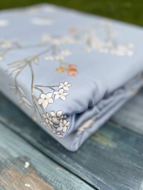 Комплект постельного белья из тенселя Серый 