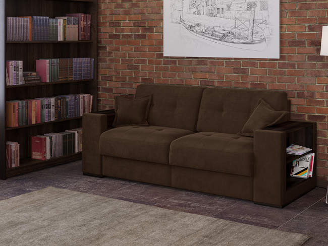 Диван Synergy Life, цвет: ткань-велюр Forest 16