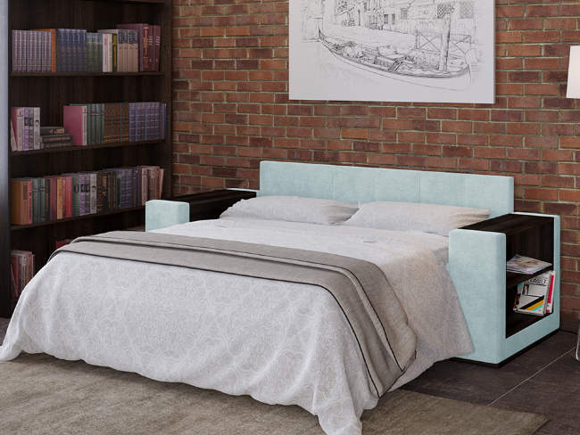 Диван Synergy Life, цвет: ткань-велюр Soft 25