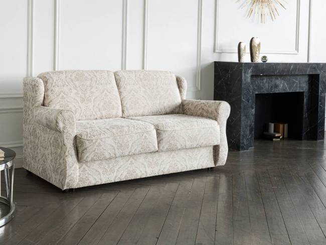 Диван Synergy Grace с механизмом и матрасом вид с боку