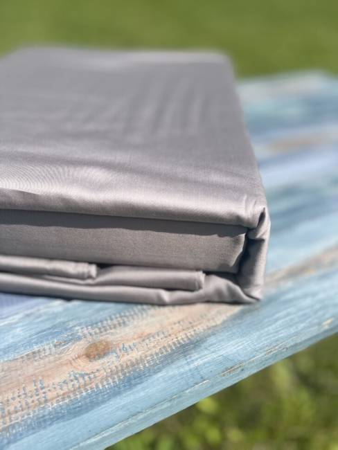 Комплект постельного белья из хлопка Серый Комплект постельного белья из хлопка Серый