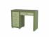 Туалетный стол OrmaSoft-2 (4 ящика) левый, цвет: Экокожа Олива/Зеленое яблоко