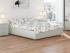 Кровать Como 1 Base, цвет: Экокожа Кайман белый