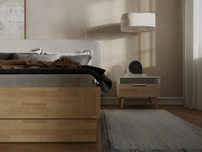 Кровать Lagom Plane Wood с подъемным механизмом